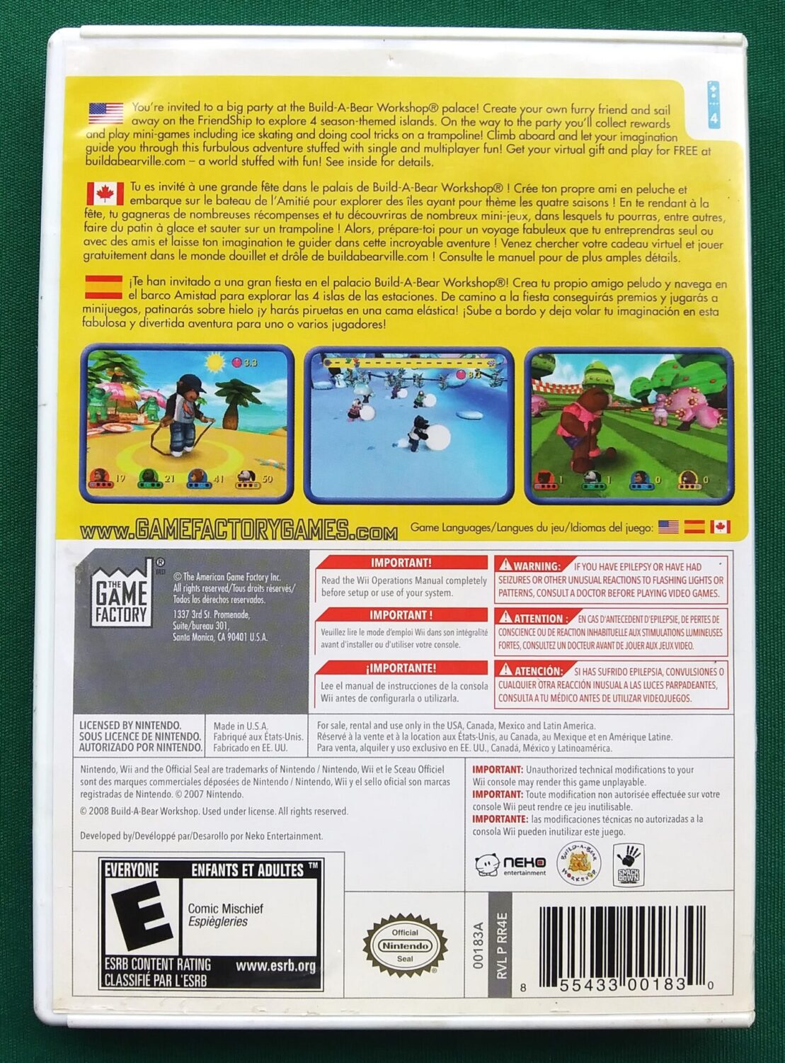 002 - Build A Bear Workshop - A Friend Fur All Seasons